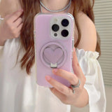 Boogzel Apparel Heart Stand Holder iPhone Case, view 4
