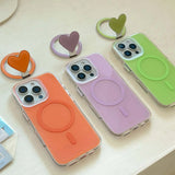 Boogzel Apparel Heart Stand Holder iPhone Case, view 6