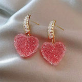 Boogzel Apparel Heart Sugar Candy Earrings, view 3