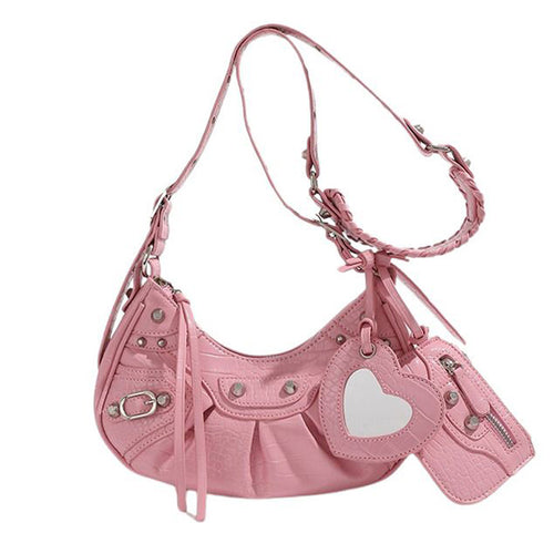 Boogzel Apparel Heart Y2K Mini Shoulder Bag