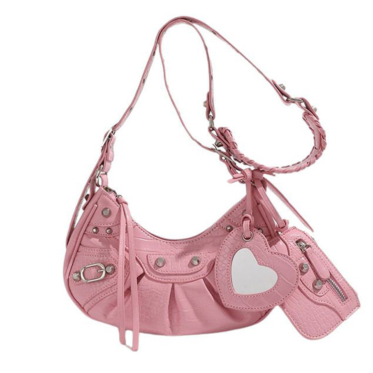 Boogzel Apparel Heart Y2K Mini Shoulder Bag