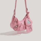 Boogzel Apparel Heart Y2K Mini Shoulder Bag, view 6