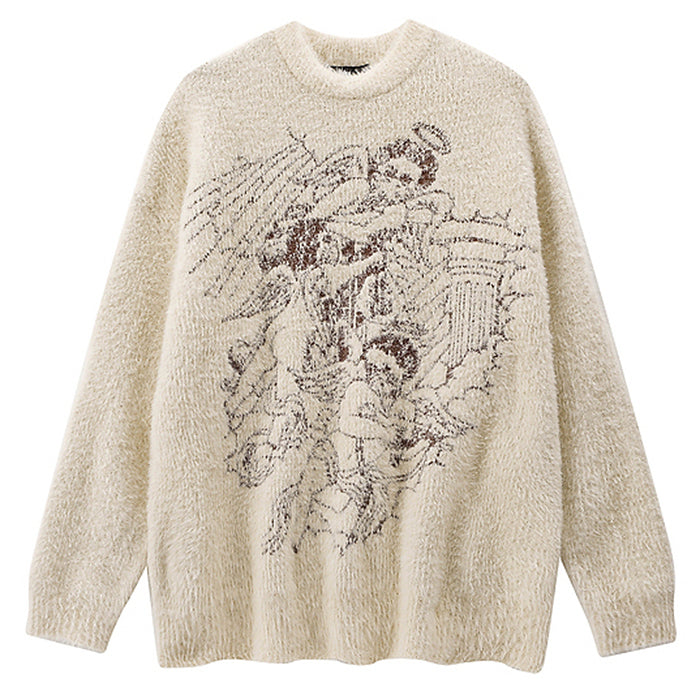 Boogzel Apparel Heavenly Angels Oversized Sweater