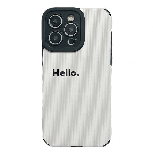 Boogzel Apparel Hello Minimalist IPhone Case