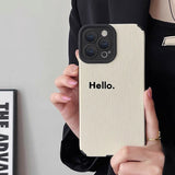 Boogzel Apparel Hello Minimalist IPhone Case, view 2