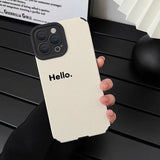 Boogzel Apparel Hello Minimalist IPhone Case, view 4