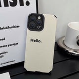 Boogzel Apparel Hello Minimalist IPhone Case, view 6