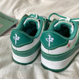 Boogzel Apparel Hieroglyph Embroidery Aesthetic Sneakers, view 4