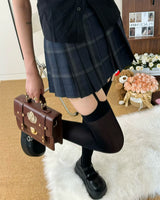 Boogzel Apparel High School Crush Suspender Tights, view 4