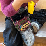 Boogzel Apparel Hippie Aesthetic Patchwork Mini Bag, view 4
