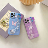 Boogzel Apparel Holographic Butterfly Chain iPhone Case, view 2