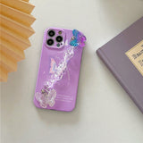 Boogzel Apparel Holographic Butterfly Chain iPhone Case, view 4