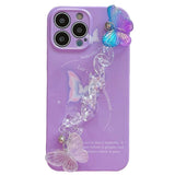 Boogzel Apparel Holographic Butterfly Chain iPhone Case, view 5