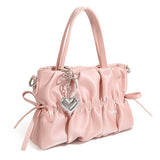 Boogzel Apparel Hopeless Romantic Pink Heart Bag, view 2