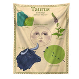 Boogzel Apparel Horoscope Aesthetic Wall Tapestry, view 2