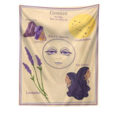 Boogzel Apparel Horoscope Aesthetic Wall Tapestry, view 3