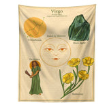Boogzel Apparel Horoscope Aesthetic Wall Tapestry, view 6