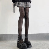 Boogzel Apparel Houndstooth Tights, view 4