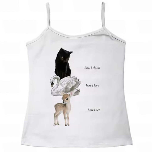 Boogzel Apparel How I Am Y2K Strap Tee