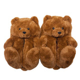 Boogzel Apparel Hugging Teddy Bear Slippers, view 2