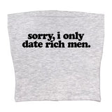 Boogzel Apparel I Date Only Rich Men Y2K Tube Top, view 4