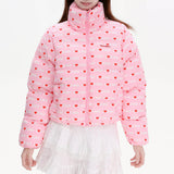 Boogzel Apparel I Love Emo Puffer Jacket, view 3