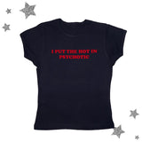 Boogzel Apparel Psychotic Cropped Tee, view 2