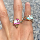 Boogzel Apparel Ice Cream Anxiety Spin Ring ๐ง, view 2