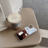 Boogzel Apparel Iced Coffee Aesthetic IPhone Case, view 2