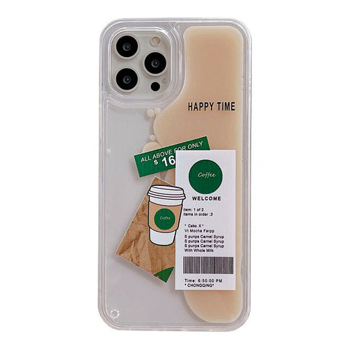 Boogzel Apparel Iced Coffee Liquid Quicksand IPhone Case
