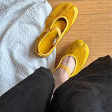 Boogzel Apparel Icon Behavior Split Toe Tabi Flats, view 5