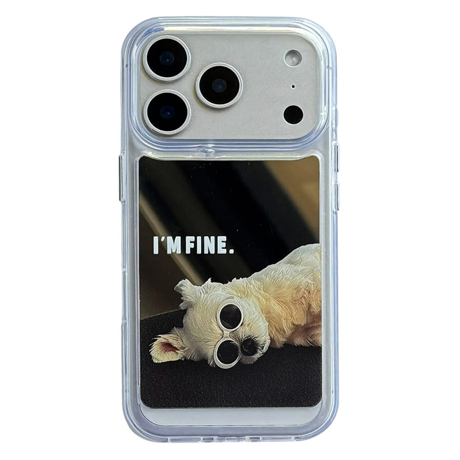 Boogzel Apparel I'm Fine iPhone Case