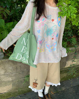 Boogzel Apparel Indie Aesthetic Butterfly Long Sleeve, view 4