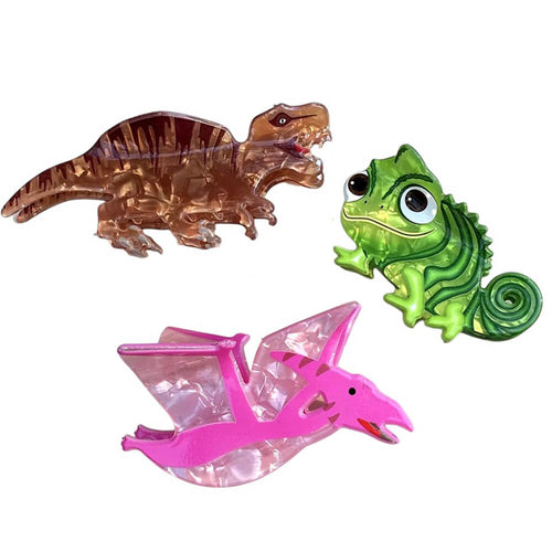 Boogzel Apparel Indie Aesthetic Dino Hair Claw Clip