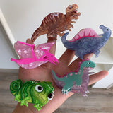 Boogzel Apparel Indie Aesthetic Dino Hair Claw Clip, view 3