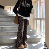 Boogzel Apparel Indie Aesthetic Floral Flare Trousers, view 3