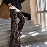 Boogzel Apparel Indie Aesthetic Floral Flare Trousers, view 4