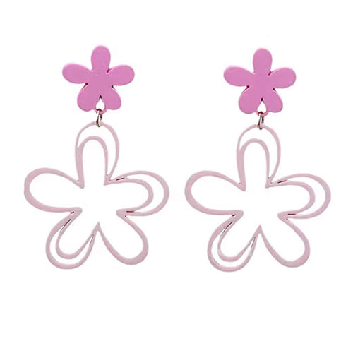 Boogzel Apparel Indie Aesthetic Flower Earrings