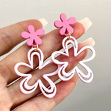 Boogzel Apparel Indie Aesthetic Flower Earrings, view 2