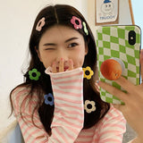 Boogzel Apparel Indie Aesthetic Flower Hair Clips, view 3