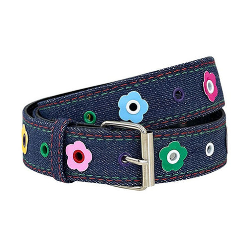 Boogzel Apparel Indie Flower Aesthetic Denim Belt