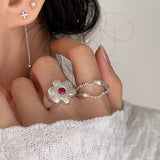 Boogzel Apparel Indie Flower Chunky Ring, view 4