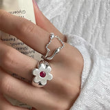 Boogzel Apparel Indie Flower Chunky Ring, view 5