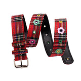 Boogzel Apparel Indie Flower Plaid Belt, view 4