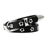 Boogzel Apparel Indie Flower Thin Leather Belt, view 2