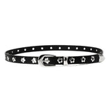 Boogzel Apparel Indie Flower Thin Leather Belt, view 3