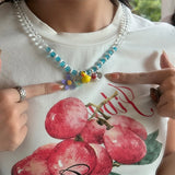 Boogzel Apparel Indie Kid Beaded Necklace, view 2