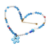 Boogzel Apparel Indie Kid Flower Beaded Necklace, view 6