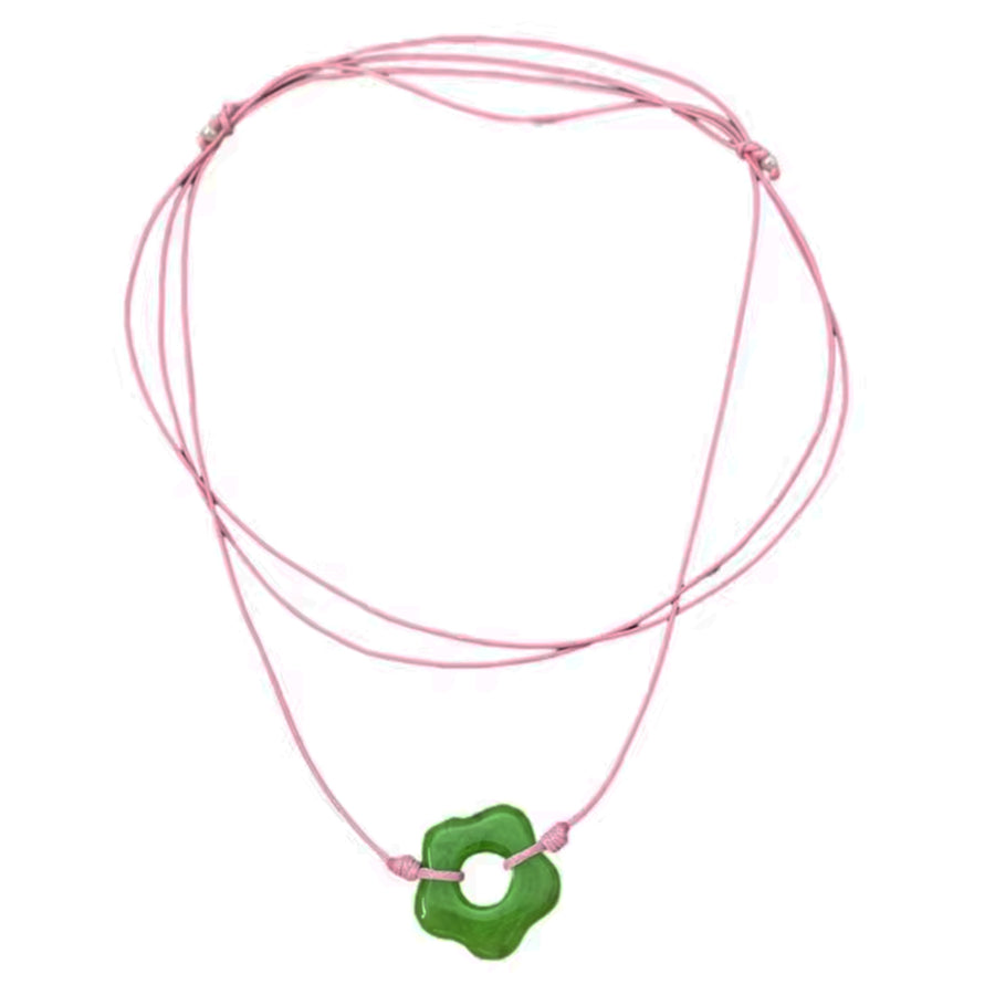 Boogzel Apparel Indie Kid Flower Cord Necklace
