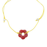 Boogzel Apparel Indie Kid Flower Cord Necklace, view 5